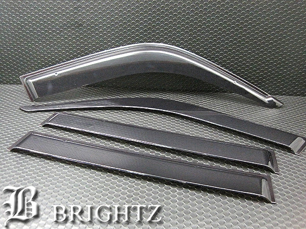 BRIGHTZ Black Smoke Door Side Visors Fits Toyota Land Cruiser 80/81 INJ-V-073