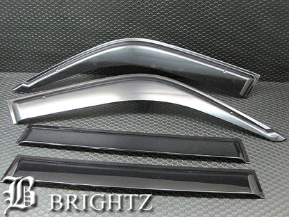 BRIGHTZ Black Smoke Door Side Visors Fits Toyota Land Cruiser 80/81 INJ-V-073