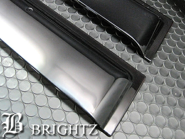 BRIGHTZ Black Smoke Door Side Visors Fits Toyota Land Cruiser 80/81 INJ-V-073