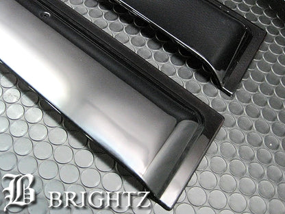 BRIGHTZ Black Smoke Door Side Visors Fits Toyota Land Cruiser 80/81 INJ-V-073
