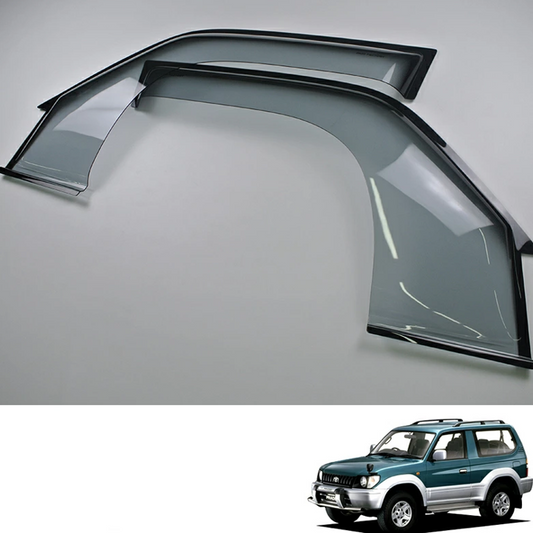 Door Visor Set for Toyota Land Cruiser Prado 90 95 KDJ90 KZJ90 RZJ90 VZJ90 3-Door