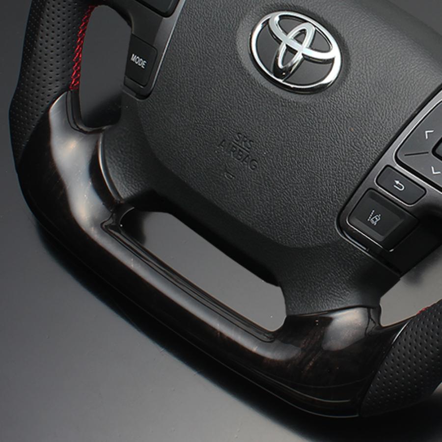 FEGGARI Sports Steering Wheel Mahogany LSP02 Fits Toyota Land Cruiser 70 GRJ76K/GRJ79K