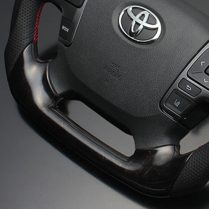 FEGGARI Sports Steering Wheel Mahogany LSP02 Fits Toyota Land Cruiser 70 GRJ76K/GRJ79K