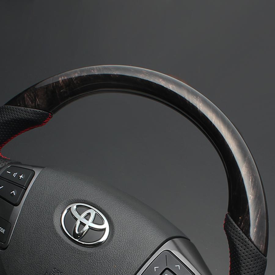 FEGGARI Sports Steering Wheel Mahogany LSP02 Fits Toyota Land Cruiser 70 GRJ76K/GRJ79K