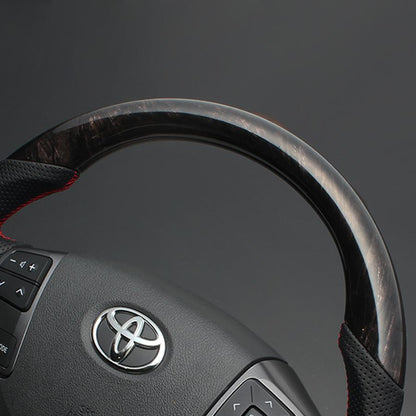 FEGGARI Sports Steering Wheel Mahogany LSP02 Fits Toyota Land Cruiser 70 GRJ76K/GRJ79K