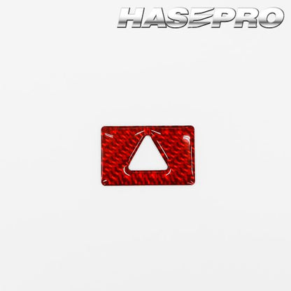Hasepro TOYOTA Land Cruiser 70 GDJ76W Hazard Switch Garnish Magical Carbon NEO Red