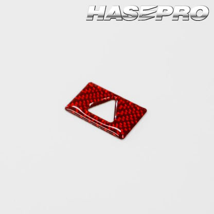 Hasepro TOYOTA Land Cruiser 70 GDJ76W Hazard Switch Garnish Magical Carbon NEO Red