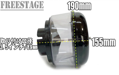 Universal Snorkel Head Pre-Cleaner Fits Land Cruiser 70 80 4WD SUV 76mm/90mm