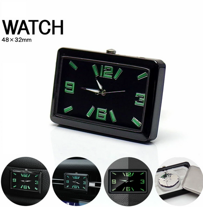 Car Analog Clock Fits Toyota Land Cruiser Prado 90 Series Luminous Dial 48x32mm