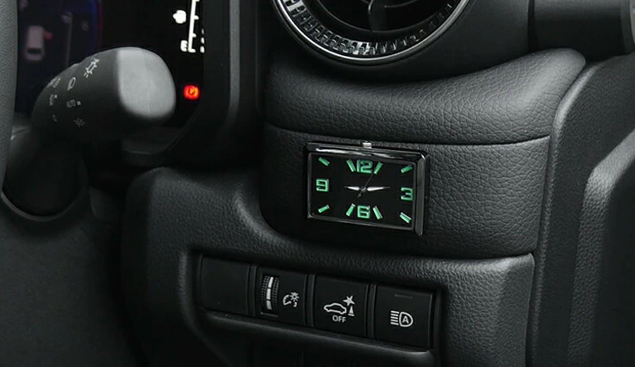 Car Analog Clock Fits Toyota Land Cruiser Prado 90 Series Luminous Dial 48x32mm