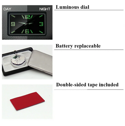 Car Analog Clock Fits Toyota Land Cruiser Prado 90 Series Luminous Dial 48x32mm