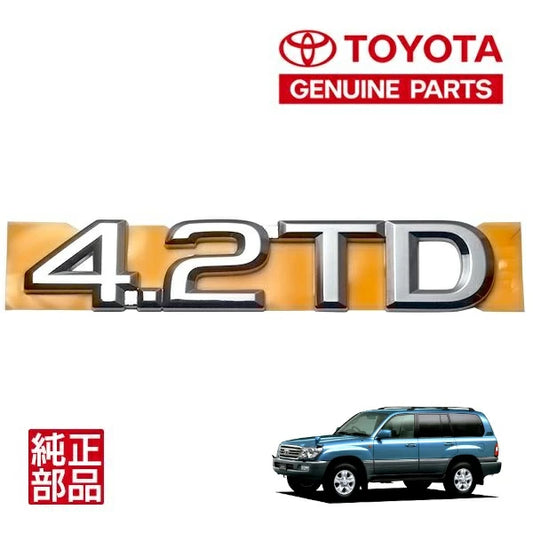 Toyota Genuine Land Cruiser 100 Rear Emblem 75445-60050 UZJ100W HDJ101K 4.2 TD