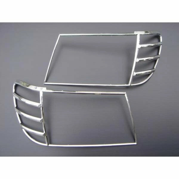 Chrome Headlight Trim Rims Garnish Cover for Toyota Land Cruiser 100 2005-2007