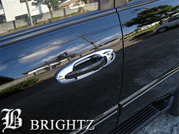 BRIGHTZ Chrome Door Shell Cover Set for Toyota Land Cruiser 100