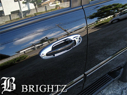 BRIGHTZ Chrome Door Shell Cover Set for Toyota Land Cruiser 100