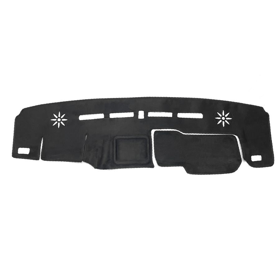 POG-MAX Dashboard Mat for Daihatsu Hijet Truck S500P S510P Jumbo Black Suede