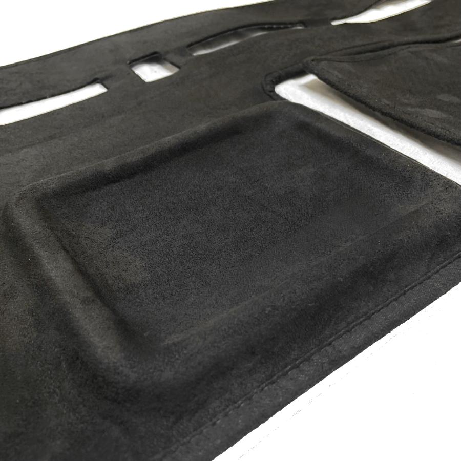 POG-MAX Dashboard Mat for Daihatsu Hijet Truck S500P S510P Jumbo Black Suede