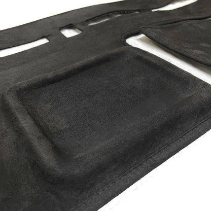 POG-MAX Dashboard Mat for Daihatsu Hijet Truck S500P S510P Jumbo Black Suede