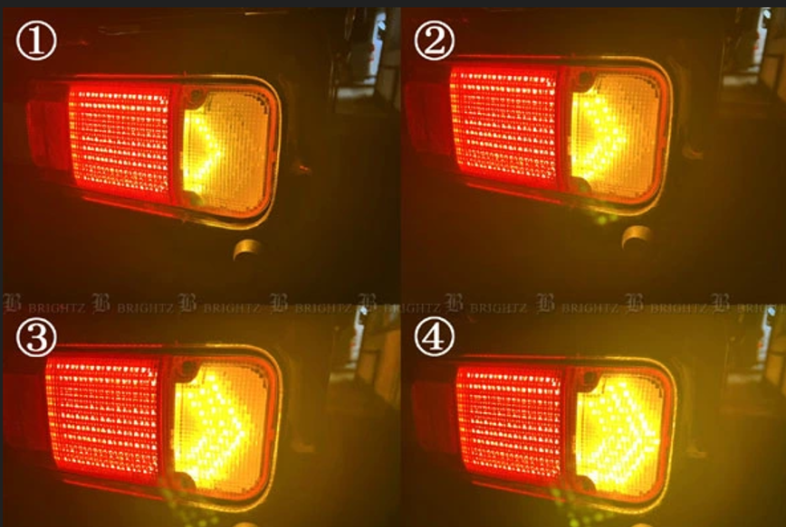 BRIGHTZ LED Tail Lights Fits Honda Acty Truck HA8 HA9 Sequential turn signals