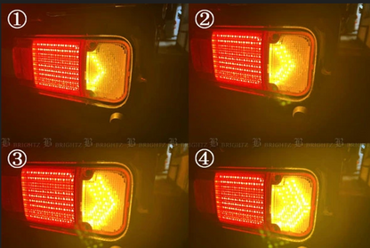 BRIGHTZ LED Tail Lights Fits Honda Acty Truck HA8 HA9 Sequential turn signals
