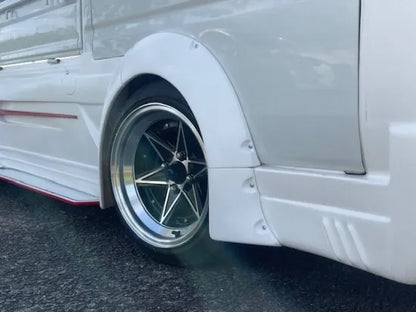 Front Works Fenders (Left & Right) for Honda Acty Truck HA3/HA4 (1990–1999) | FRP White Gel Coat Finish (Painting Required)