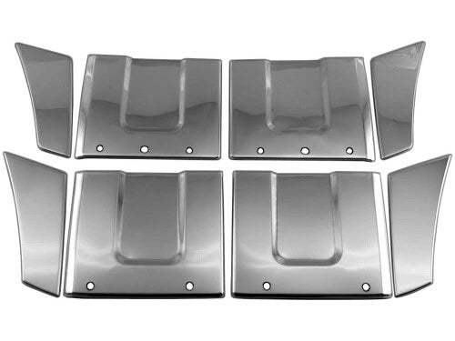 BRIGHTZ DA16T Carry Truck Ultra Mirror Stainless Steel Rear Mud Guard Panel 8PC