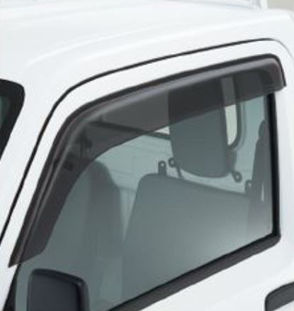Genuine Suzuki Door Visor Set for Carry DA16T - Smoke Gray Acrylic