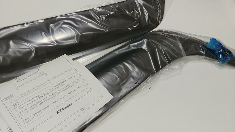 Genuine Suzuki Door Visor Set for Carry DA16T - Smoke Gray Acrylic