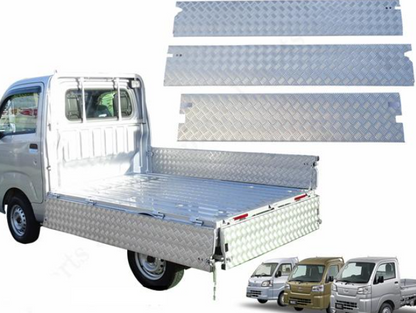 Daihatsu HiJet Truck Standard S200 S210 S500P S510P Cargo Bed Aisle Aisle Cover Guard Shimaboard Left/Right Rear 3-Piece Set