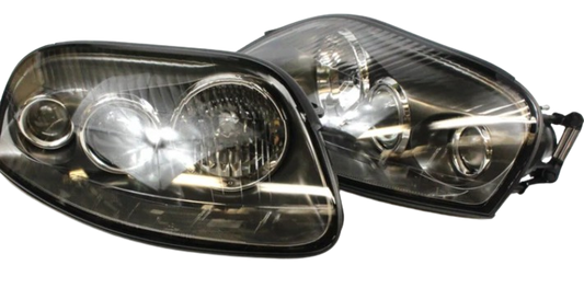 TOYOTA Genuine JDM SUPRA JZA80 MK4 KOUKI Type Halogen Rh&Lh Black Headlight Lamp