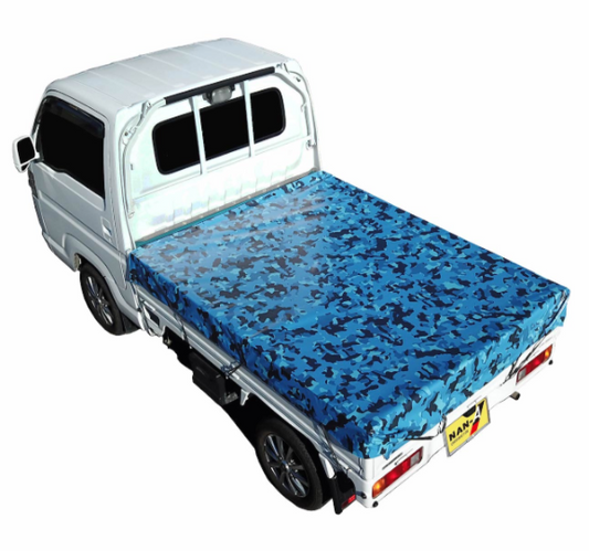 Tonneau Cover Camouflage blue for Daihatsu Hijet Honda Acty Kei Truck