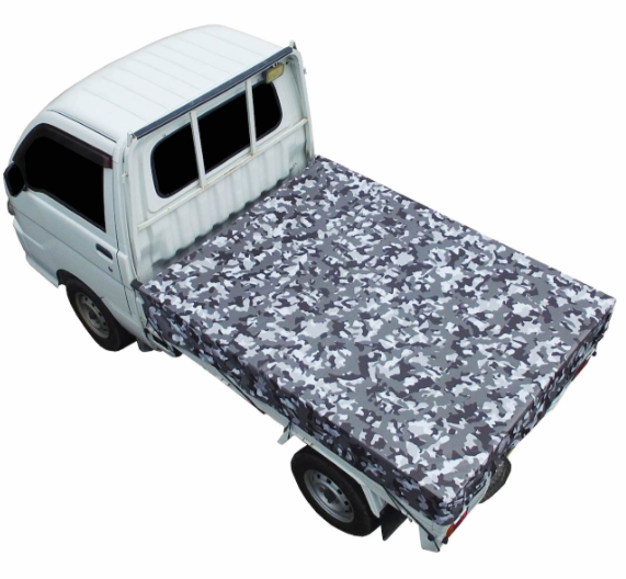 Tonneau Cover Camouflage Gray for Daihatsu Hijet Honda Acty Kei Truck