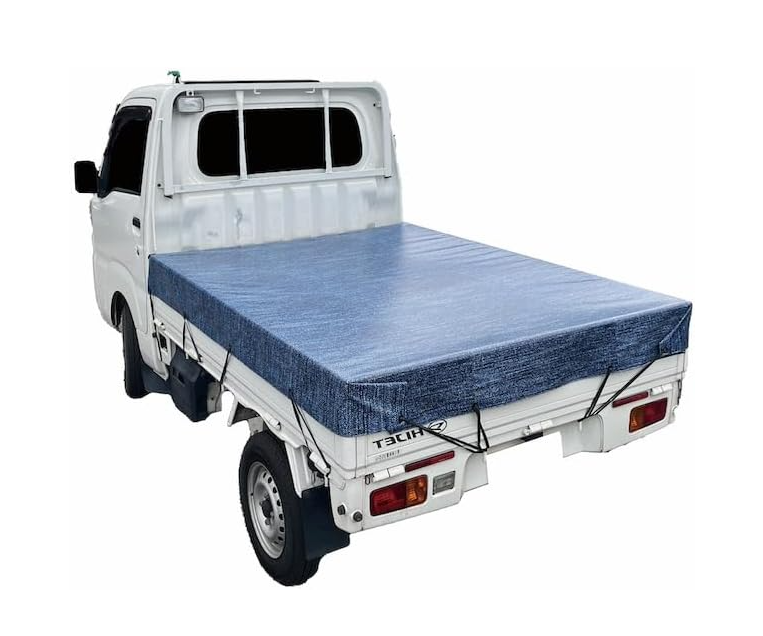 Tonneau Cover Blue Indigo Denim for Daihatsu Hijet Honda Acty Kei Truck