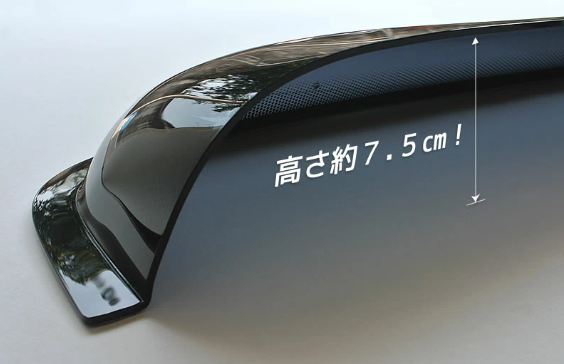 Big Wide Visor Dark Smoke for Suzuki Carry DA16T Super Carry DA16T