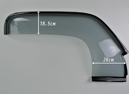 Super Wide Visor Light Smoke for Suzuki Carry DA16T Super Carry DA16T