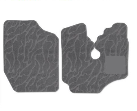 For Subaru Sambar TT1 TT2 Separate Floor Mat Wave pattern Gray For MT Only