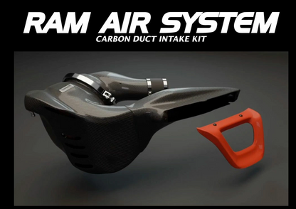 For HONDA Civic EK9 B16B 1997-2000 RAM AIR SYSTEM CARBON DUCT INTAKE KIT GruppeM