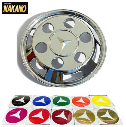 12-inch DX Chrome Wheel Caps and Mirror Gold Film Set for Suzuki Carry DA16T