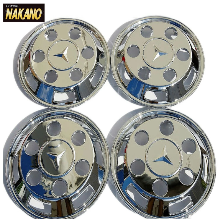 12-inch DX Chrome Wheel Caps and Mirror Gold Film Set for Suzuki Carry DA16T