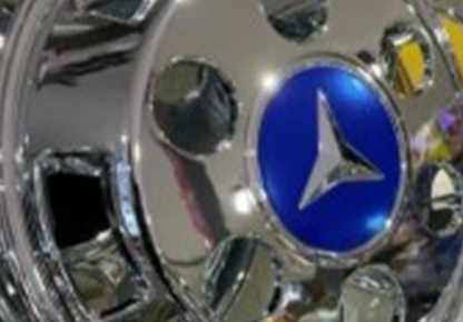 12-inch DX Chrome Wheel Caps and Blue Film Set for Suzuki Carry DA16T