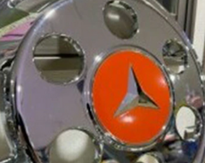 12-inch DX Chrome Wheel Caps and Umber Film Set for Suzuki Carry DA16T