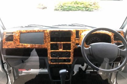 Interior Panel 9-piece Set Wooden style for Suzuki Super Carry DA16T