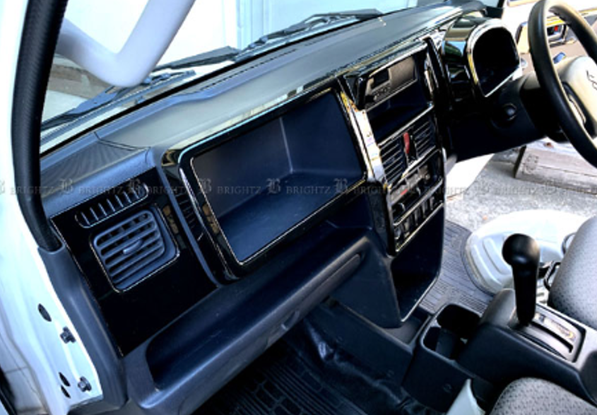 Interior Panel 9-piece Set Piano Black for Suzuki Super Carry DA16T