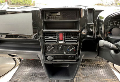 Interior Panel 9-piece Set Piano Black for Suzuki Carry Truck DA16T