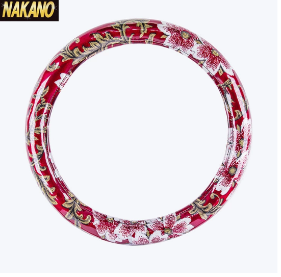 Handle Cover Cherry Blossom Pattern Red for Light Truck