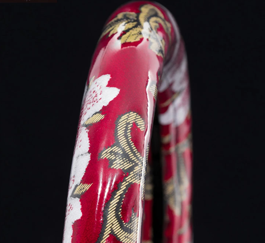 Handle Cover Cherry Blossom Pattern Red for Light Truck