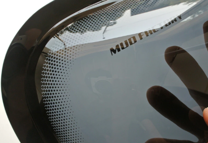 Big Wide Visor Dark Smoke for Normal Mirrors(NM-type) Subaru Sambar Truck KS3/KS4 Van Dias Dias Classic KV3/KV4