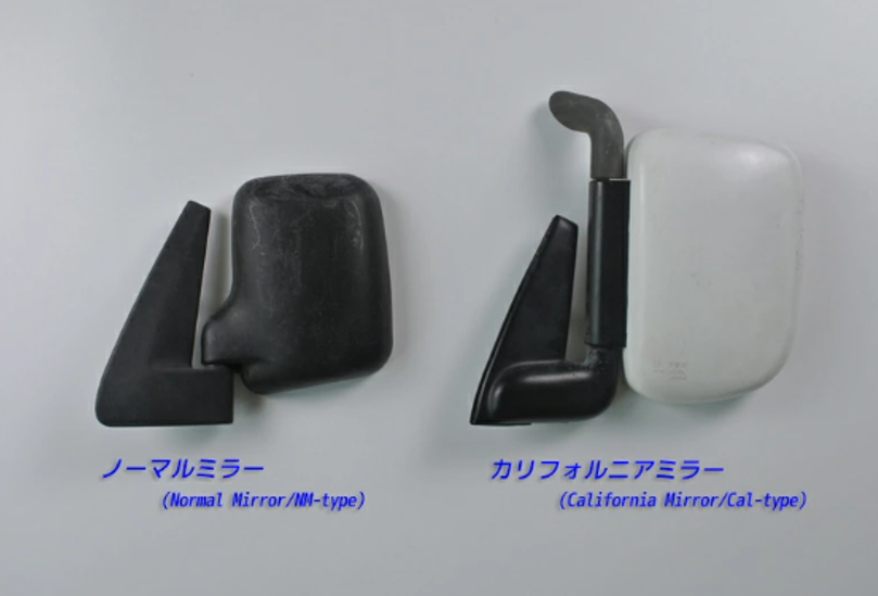 Big Wide Visor Dark Smoke for Normal Mirrors(NM-type) Subaru Sambar Truck KS3/KS4 Van Dias Dias Classic KV3/KV4