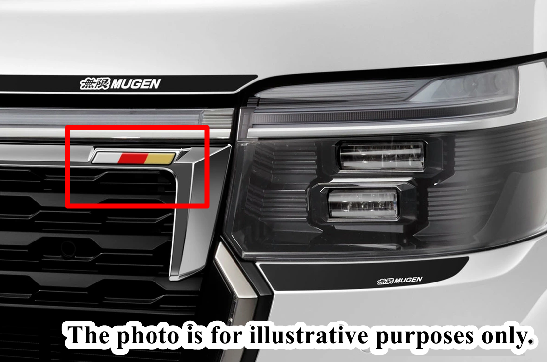 For HONDA Civic EU1 EU2 EU3 EU4 Tricolor potting emblem MUGEN