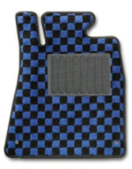 Floor Mat Checkered Blue for Honda Acty Truck HA6 HA7